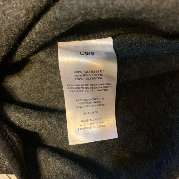 🎿EUC Men’s Charcoal Free Country Vest - Picture 5 of 5